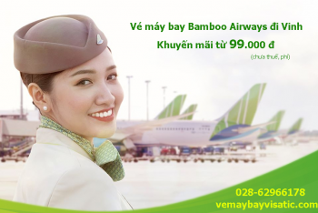 Vé máy bay Bamboo đi Vinh khuyến mãi, giá rẻ tại Visatic