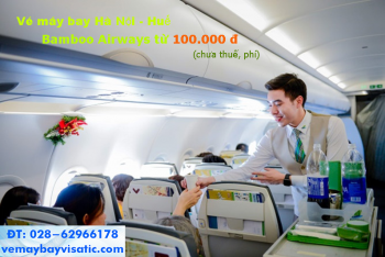 Vé máy bay Hà Nội Huế Bamboo khuyến mãi giá rẻ từ 100k