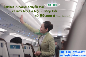 Vé máy bay Hà Nội đi Đồng Hới Bamboo khuyến mãi từ 99k tại Visatic