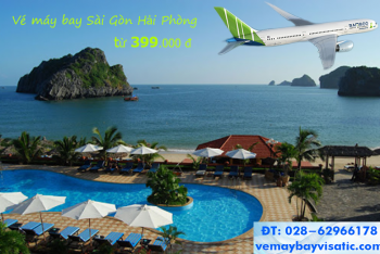 Vé máy bay Sài Gòn Hải Phòng Bamboo khuyến mãi giá rẻ từ 399k