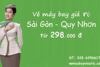 Vé máy bay Sài Gòn Quy Nhơn Bamboo khuyến mãi giá rẻ từ 298k