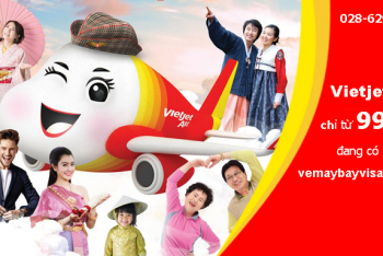 Vé máy bay Sài Gòn Thanh Hóa Vietjet khuyến mãi cực SỐC! chỉ từ 99K