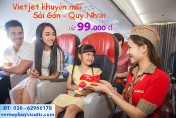 Vietjet khuyến mãi Sài Gòn Quy Nhơn từ 99k rẻ nhất tháng 3-4-5-6/2020
