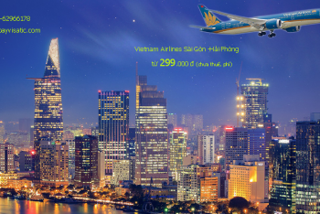 Giá vé máy bay Vietnam Airlines Hải Phòng Sài Gòn từ 299k tại Visatic