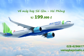 Vé máy bay Sài Gòn Hải Phòng khuyến mãi tháng 3 4 5 6/2020 từ 199k