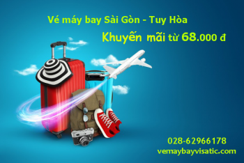 Vé máy bay Sài Gòn Tuy Hòa khuyến mãi Vietjet, Jetstar tháng 3 4 5 6