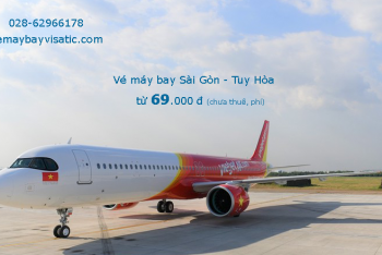 Giá vé máy bay Sài Gòn Tuy Hòa Vietjet tháng 5 6 7/2020 từ 69k
