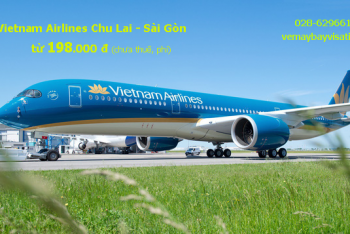 Giá vé máy bay Vietnam Airlines Chu Lai Sài Gòn, TPHCM từ 198k
