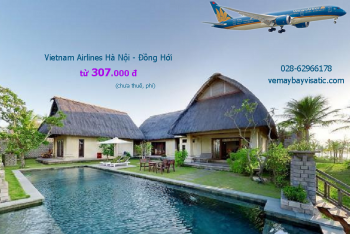 Giá vé máy bay Vietnam Airlines Hà Nội Đồng Hới từ 307k tại Visatic