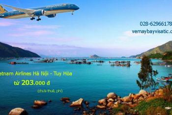 Giá vé máy bay Vietnam Airlines Hà Nội Tuy Hòa từ 203k tại Visatic