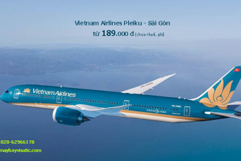 Giá vé máy bay Vietnam Airlines Pleiku Sài Gòn, TPHCM từ 189k