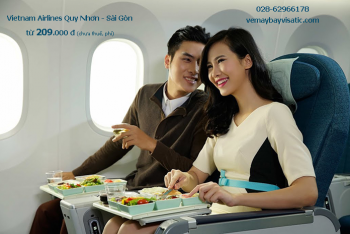 Giá vé máy bay Vietnam Airlines Quy Nhơn Sài Gòn, Hồ Chi Minh từ 209k