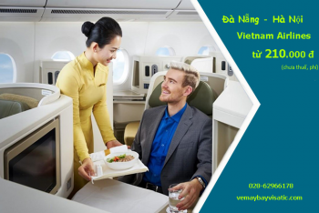 Vé máy bay Đà Nẵng Hà Nội Vietnam Airlines khuyến mãi, giá rẻ từ 210k