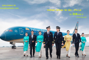 Vé máy bay Sài Gòn Chu Lai Vietnam Airlines khuyến mãi từ 212k