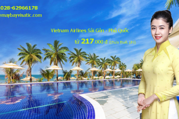Vé máy bay Sài Gòn Phú Quốc Vietnam Airlines khuyến mãi từ 217k