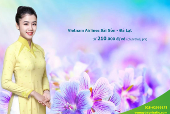 Giá vé máy bay Vietnam Airlines Sài Gòn Đà Lạt từ 210k tại Visatic