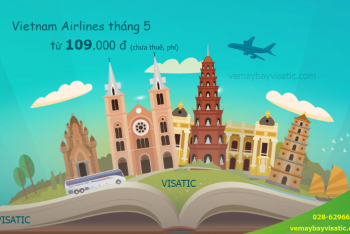 Giá vé máy bay Vietnam Airlines tháng 5/2020 khuyến mãi từ 109.000 đ