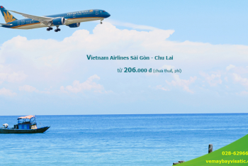Giá vé máy bay từ TPHCM đi Chu Lai Vietnam Airlines từ 206.000 đ
