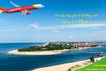 Vé máy bay giá rẻ đi Đồng Hới tháng 6/2020 từ 79.000 đ