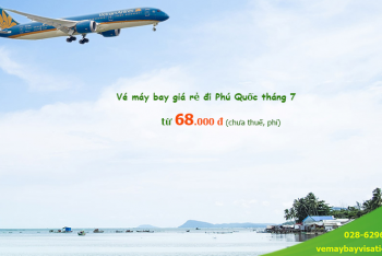 Vé máy bay giá rẻ đi Phú Quốc tháng 7/2020 từ 68.000 đ