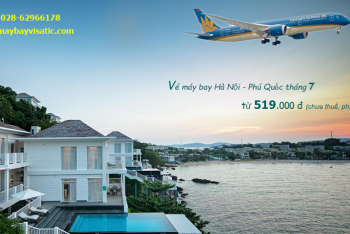 Vé máy bay Hà Nội Phú Quốc tháng 7/2020 giá rẻ từ 519.000 đ