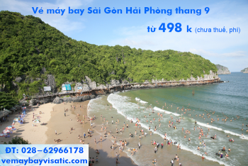 Vé máy bay Sài Gòn Hải Phòng từ 498k rẻ nhất tháng 9 Vietjet Air