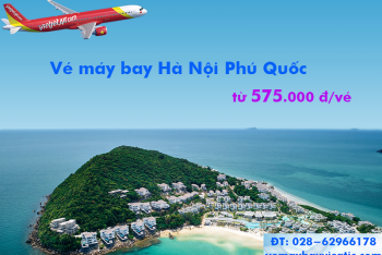 Vé máy bay Hà Nội Phú Quốc, từ Phú Quốc đi Hà Nội giá rẻ tại Visatic