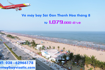 Giá vé máy bay TPHCM Thanh Hóa tháng 8/2020 từ 1.079k