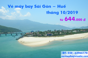 Vé máy bay Sài Gòn Huế khuyến mãi giá rẻ nhất tháng 10/2020 từ 644k
