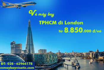 Vé máy bay TPHCM đi London (Sài Gòn London) Vietnam Airlines từ 8.850k