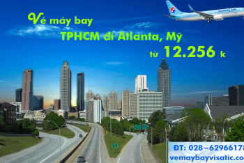 Vé máy bay Hồ Chí Minh đi Atlanta (TPHCM–Atlanta) Korean Air từ 12256k