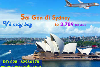 Vé máy bay Sài Gòn đi Sydney (TPHCM đi Sydney, Úc) Jetstar từ 3.789k