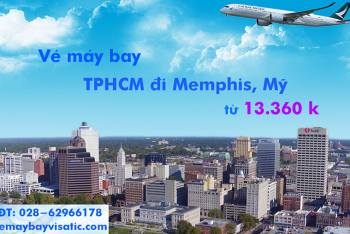 Vé máy bay Sài Gòn TPHCM đi Memphis, Mỹ hãng Cathay 13.360k