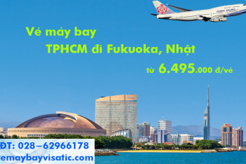 Vé máy bay China Airlines TPHCM đi Fukuoka (Sài Gòn-Fukuoka) từ 6.495k