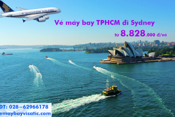 Vé máy bay Sài Gòn TPHCM đi Sydney, Úc hãng Singapore Airlines 8.828k