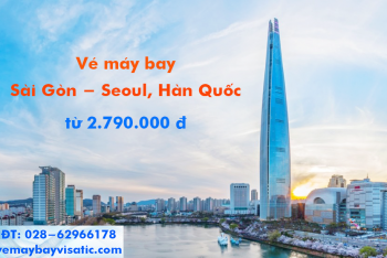 Vé máy bay Hồ Chí Minh đi Seoul (Sài Gòn–Incheon) tháng 11 từ 2.790k