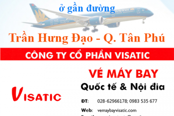 Phòng vé máy bay – Đại lý vé máy bay ở đường Trần Hưng Đạo, Q. Tân Phú