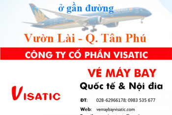 Phòng vé máy bay – Đại lý vé máy bay ở đường Vườn Lài