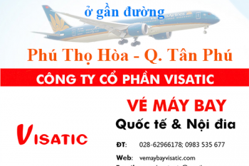 Phòng vé máy bay – Đại lý vé máy bay ở đường Phú Thọ Hòa
