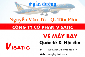 Phòng vé máy bay – Đại lý vé máy bay ở đường Nguyễn Văn Tố