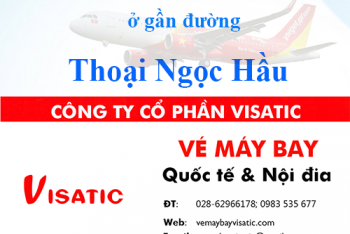 Phòng vé máy bay – Đại lý vé máy bay ở đường Thoại Ngọc Hầu