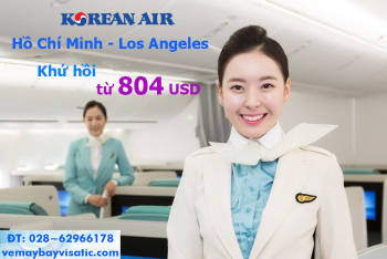 Vé máy bay Hồ Chí Minh đi Los Angeles khứ hồi Korean Air từ 804 USD