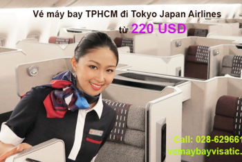 Vé máy bay từ TPHCM đi Tokyo Japan Airlines chỉ từ 220 USD