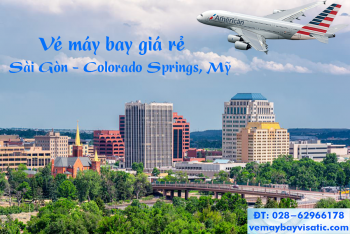 Vé máy bay từ TPHCM đi Colorado Springs, Mỹ giá rẻ từ 13.450k