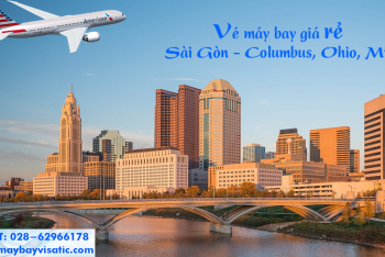 Vé máy bay từ TPHCM Sài Gòn đi Columbus, Ohio, Mỹ từ 12.425.k