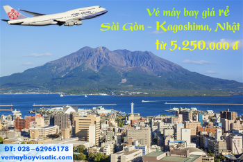 Vé máy bay TPHCM đi Kagoshima giá rẻ China Airlines từ 5.250k