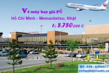 Vé máy bay TPHCM đi Memanbetsu, Nhật giá rẻ Japan Airlines từ 8.780 k