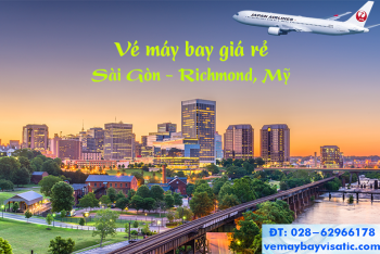 Vé máy bay Japan Airlines Sài Gòn đi Richmond, Virginia, Mỹ từ 12.450k