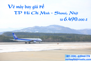 Vé máy bay TPHCM đi Shonai, Nhật giá rẻ hãng ANA từ 6.490k