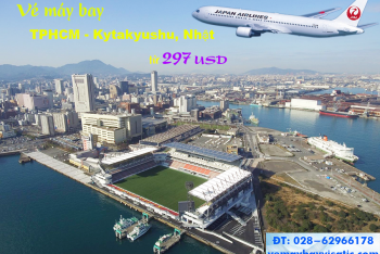 Vé máy bay TPHCM đi Kitakyushu, Nhật giá rẻ Japan Airlines từ 297 USD